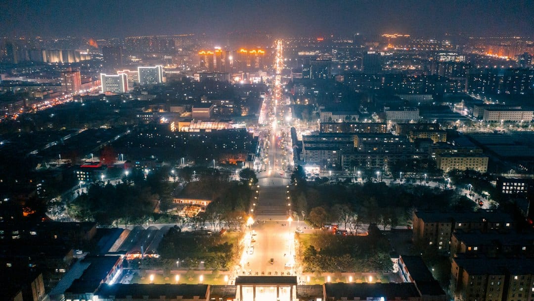 Xi'an ancient city wall at golden hour with traditional architecture