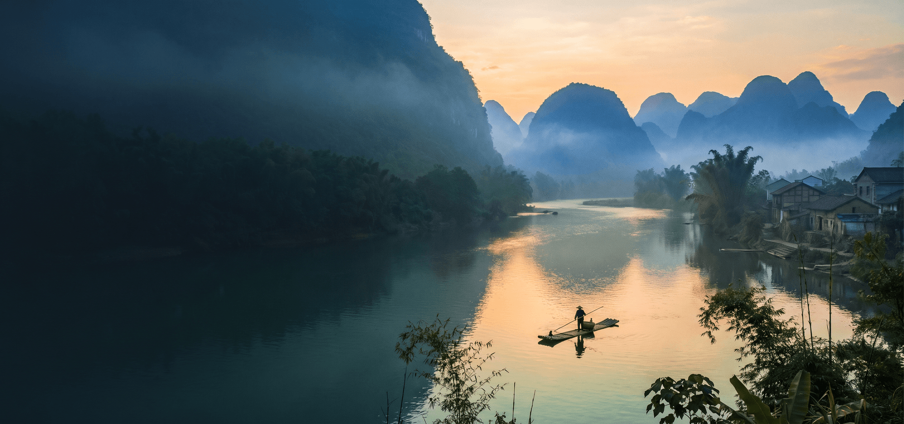 China Made Yours - One China Entirely Yours scenic landscape banner