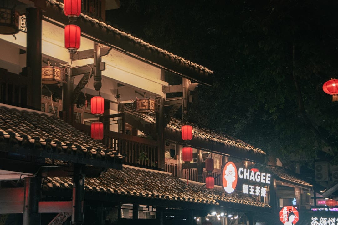 Traditional street in Ciqikou ancient porcelain village