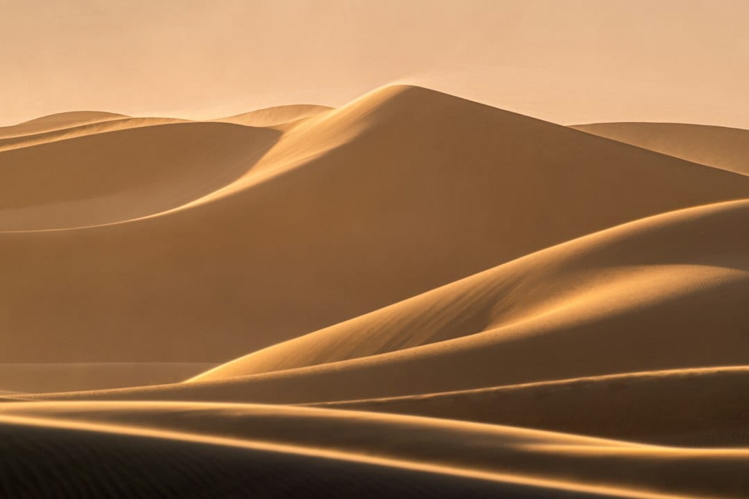 Gobi desert sand dunes landscape