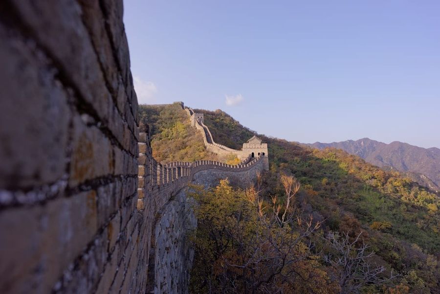 Architectural photography of Great Wall of China