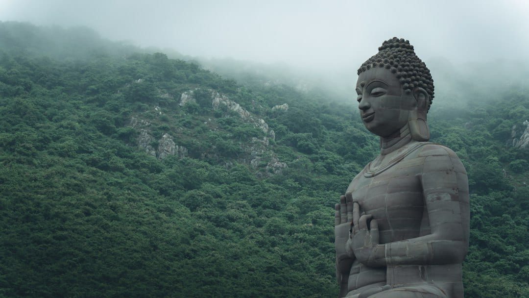Leshan Giant Buddha overlooking the river
