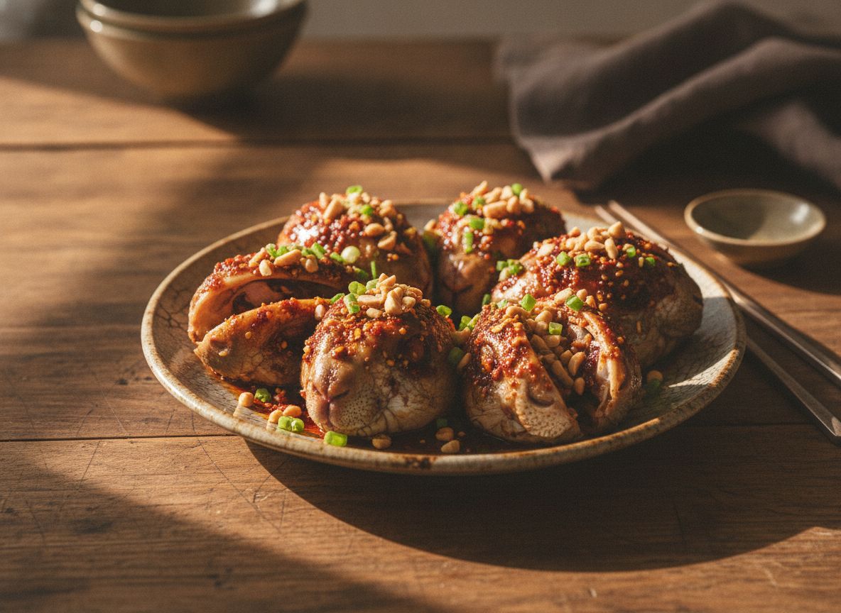 Spicy Sichuan rabbit heads