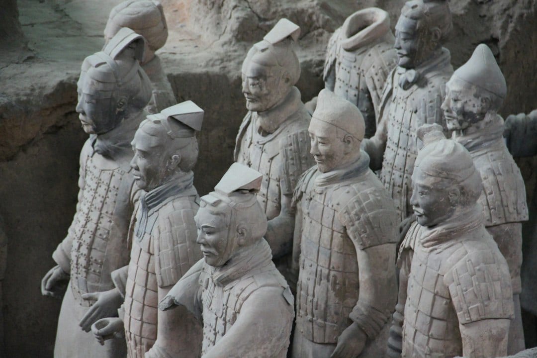 Terracotta Army warriors for Xi'an cultural tour itinerary
