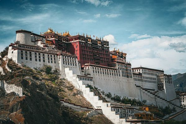 The Potala Palace towers above Lhasa