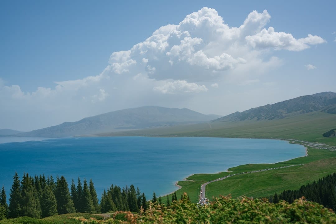 Xinjiang Kanas Lake mountain landscape